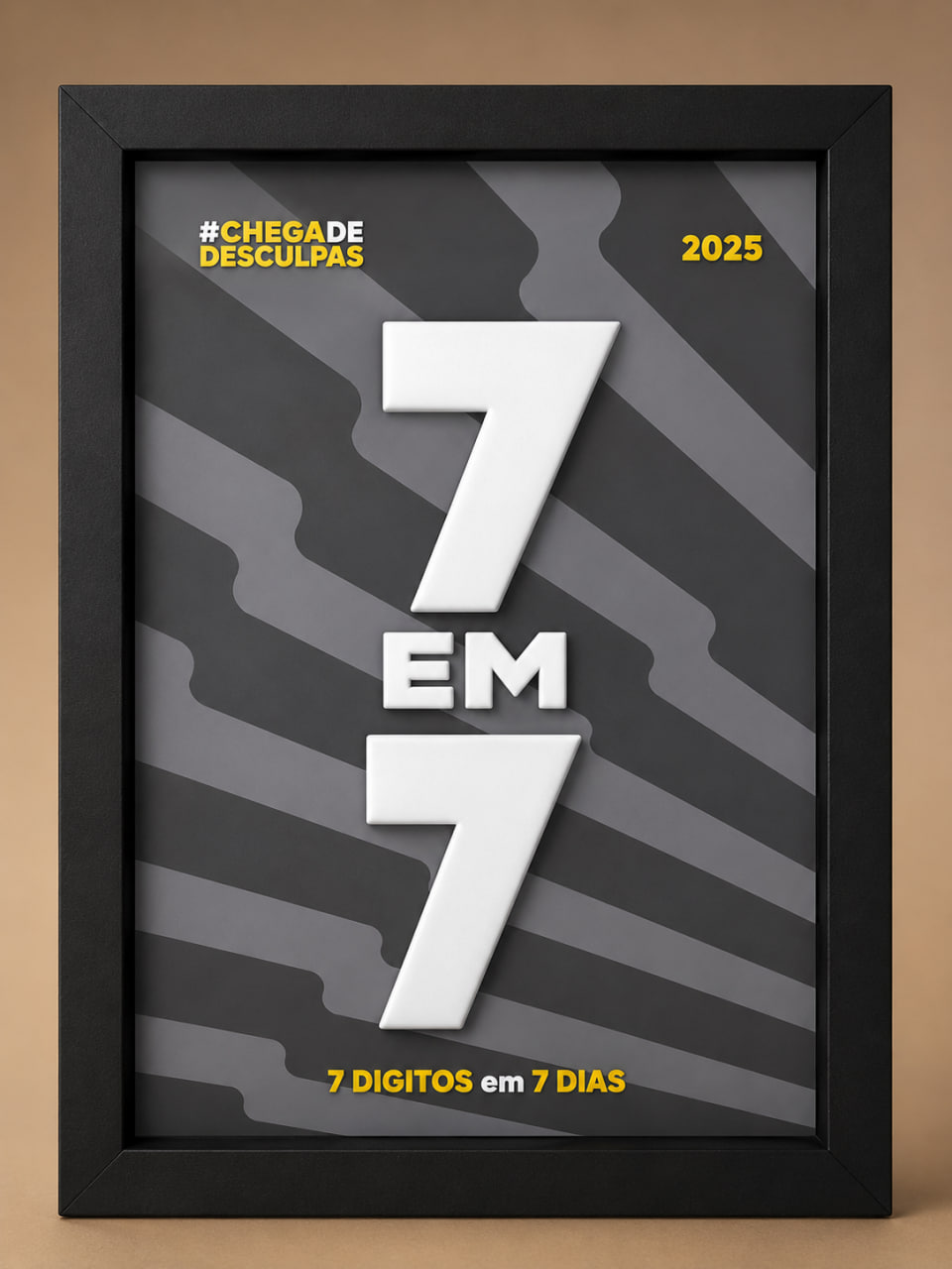 Placa 7 dígitos em 7 dias 2025