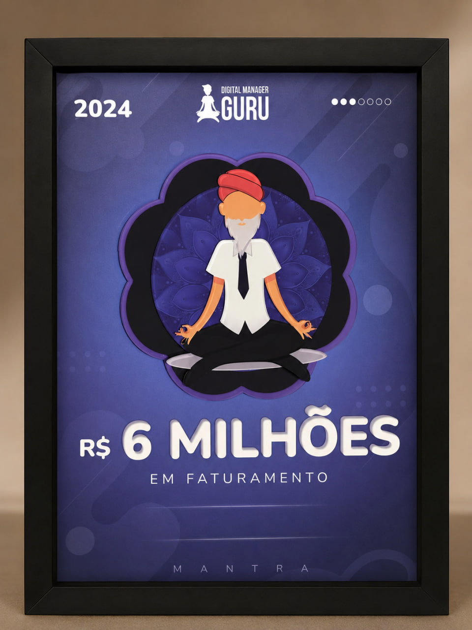 Placa R$ 6 milhões em faturamento