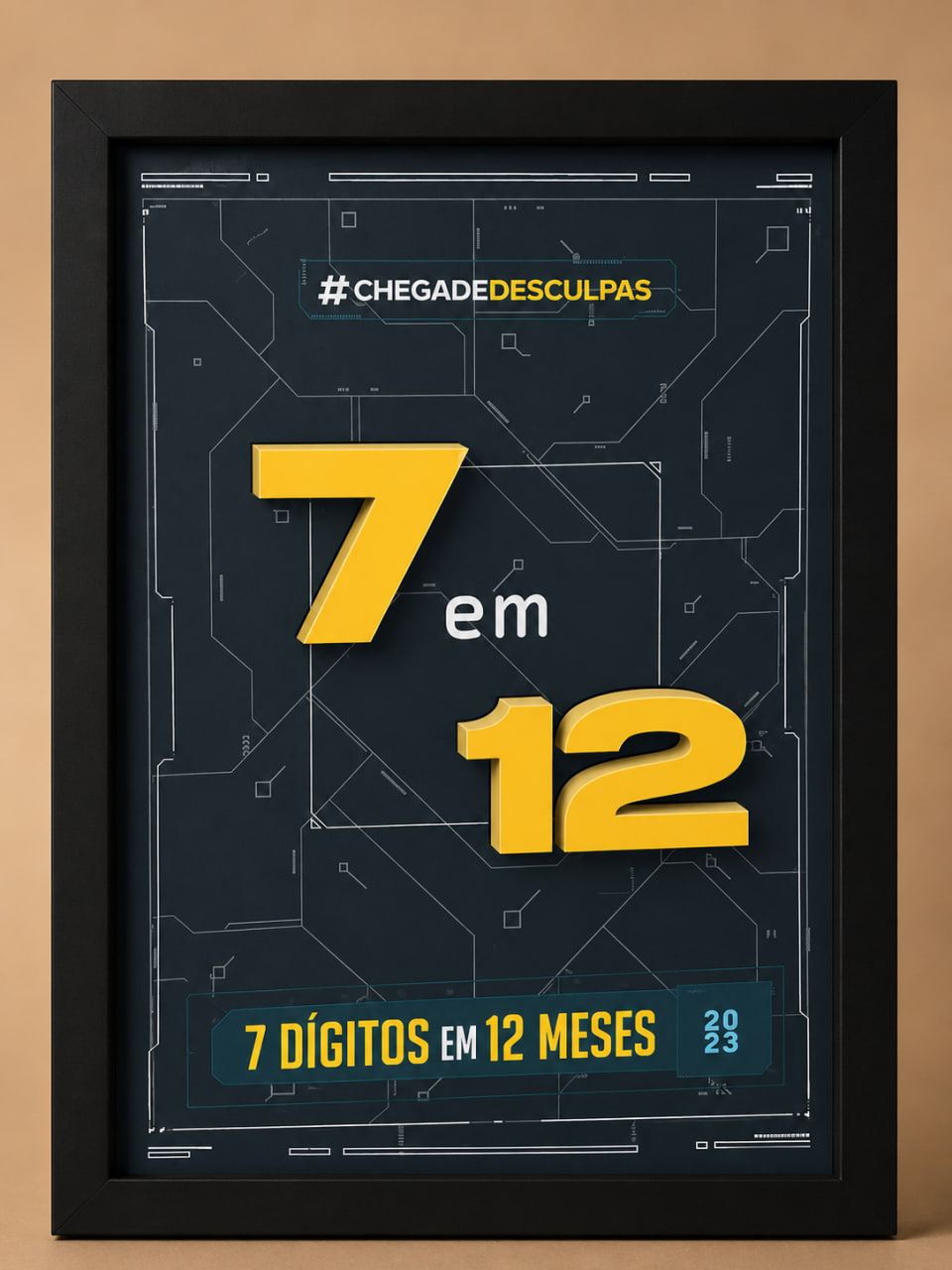 Placa 7 dígitos em 12 meses 2023